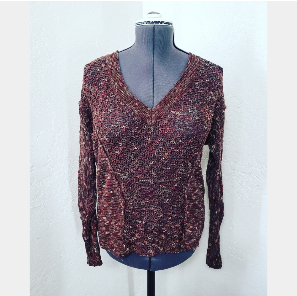 Maurices Knit Mesh Sweater